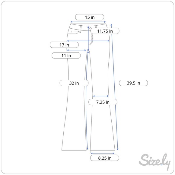 Vtg Y2K Polo Jeans Ralph Lauren Bootcut Womens 8 30x32 Bareback Blue Stretch - Picture 3 of 10